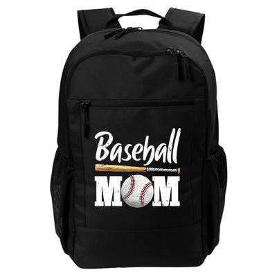 Baseball Mom Leopard Print Baseball Mama Mother's Day Backpack