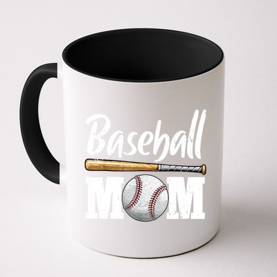 Baseball Mom Leopard Print Baseball Mama Mother's Day Mug