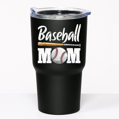 Baseball Mom Leopard Print Baseball Mama Mother's Day Tumbler