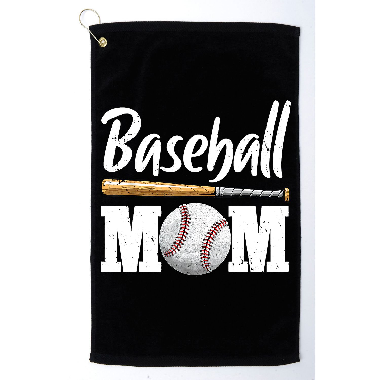 Baseball Mom Leopard Print Baseball Mama Mother's Day Golf Towel