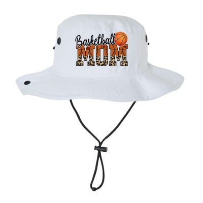 Basketball Mom Leopard Letters Design Gift Legacy Cool Fit Booney Bucket Hat