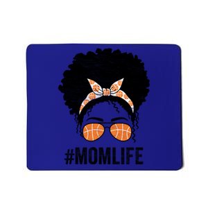 Basketball Mom Life Messy Bun Mothers Day Idea Gift Mousepad