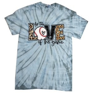 Baseball Mom Leopard For The Love Of The Game Baseball Tie-Dye T-Shirt