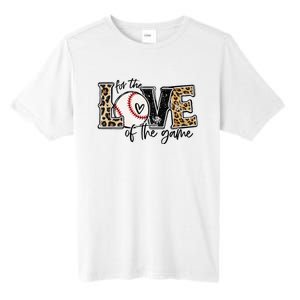 Baseball Mom Leopard For The Love Of The Game Baseball Tall Fusion ChromaSoft Performance T-Shirt