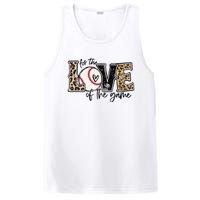 Baseball Mom Leopard For The Love Of The Game Baseball PosiCharge Competitor Tank