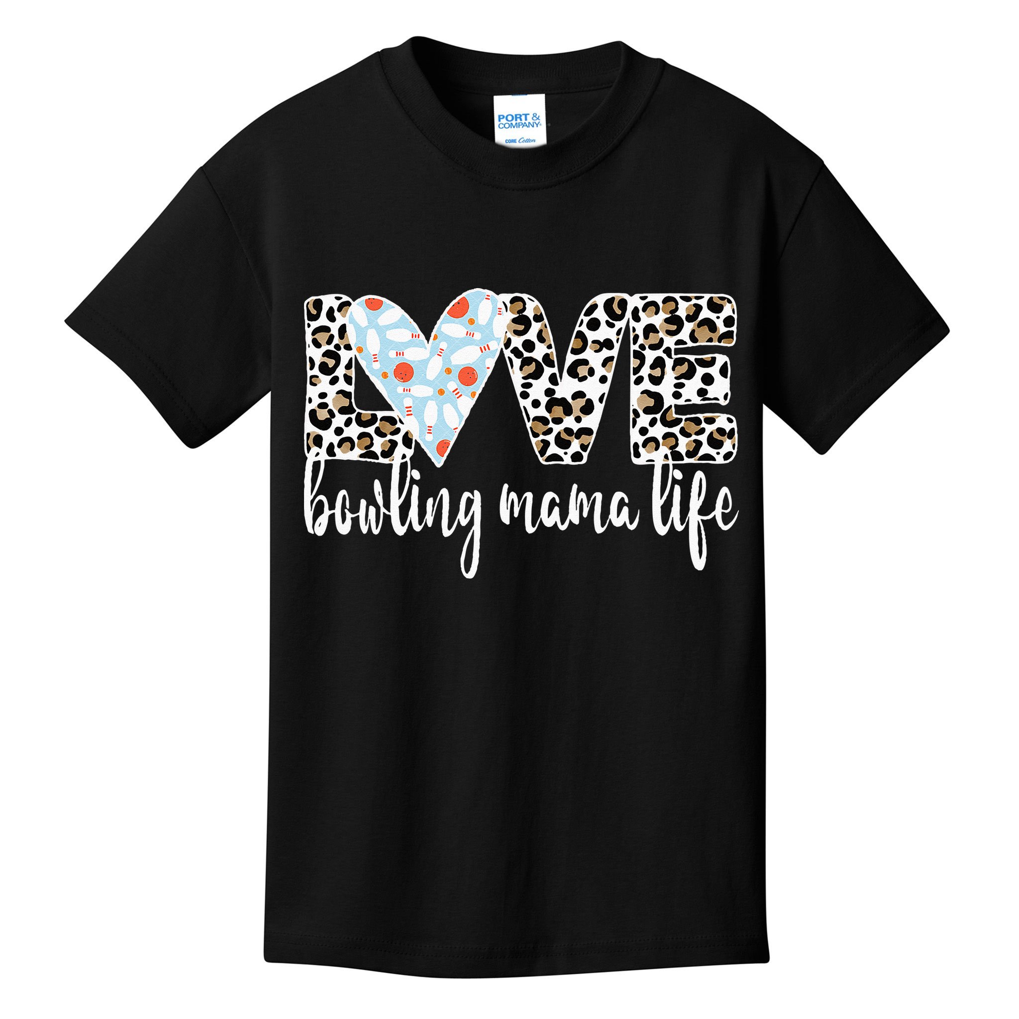 Bowling Mama Life Bowling Mom Of A Bowler Mother Kids T-Shirt