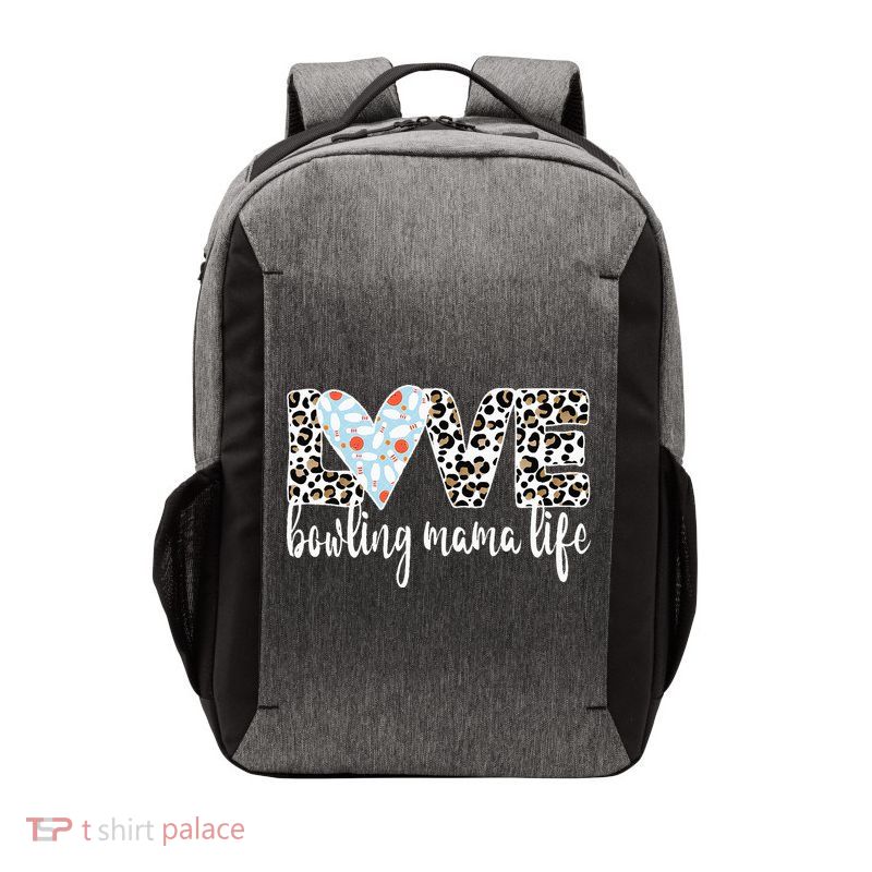 Bowling Mama Life Bowling Mom Of A Bowler Mother Vector Backpack