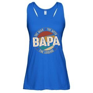 Bapa Myth Legend Funny Fathers Day Bapa Gift Ladies Essential Flowy Tank