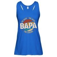 Bapa Myth Legend Funny Fathers Day Bapa Gift Ladies Essential Flowy Tank