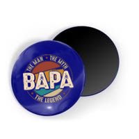 Bapa Myth Legend Funny Fathers Day Bapa Gift Magnet