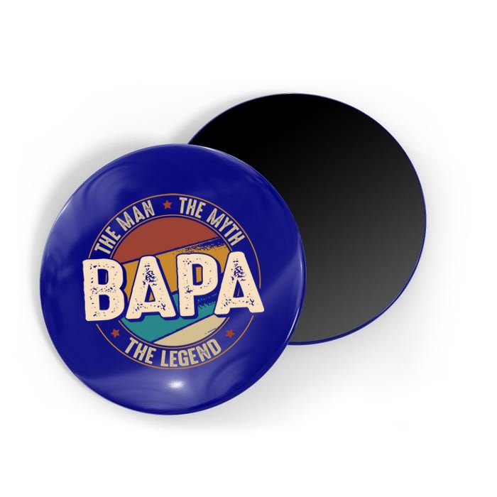 Bapa Myth Legend Funny Fathers Day Bapa Gift Magnet