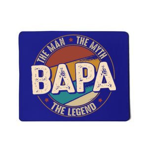 Bapa Myth Legend Funny Fathers Day Bapa Gift Mousepad