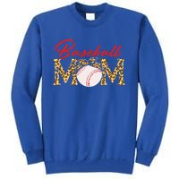 Baseball Mom Leopard Bandana Funny Softball Mom Mother's Day Gift Tall Sweatshirt