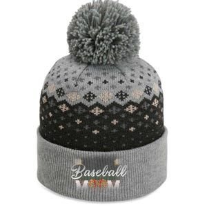 Baseball Mom, Leopard Baseball Field The Baniff Cuffed Pom Beanie