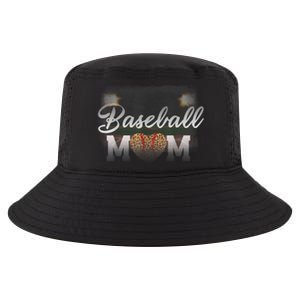 Baseball Mom, Leopard Baseball Field Cool Comfort Performance Bucket Hat