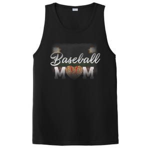 Baseball Mom, Leopard Baseball Field PosiCharge Competitor Tank