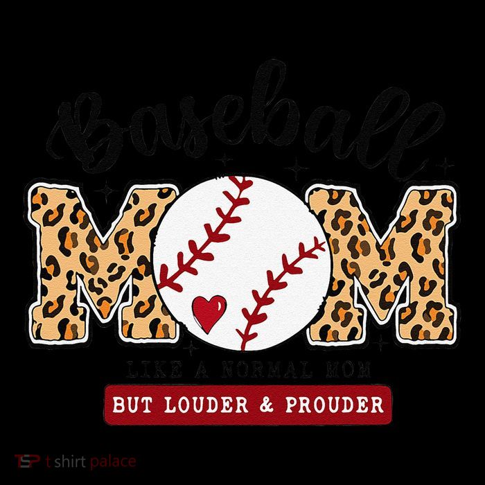 Baseball Mom Leopard Loud & Proud Baseball Mama Mothers Day Baby Bodysuit