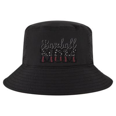 Baseball Mom Leopard Funny Softball Mom MotherS Day Cool Comfort Performance Bucket Hat