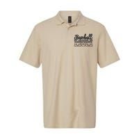 Baseball Mom Leopard Funny Softball Mom MotherS Day Softstyle Adult Sport Polo