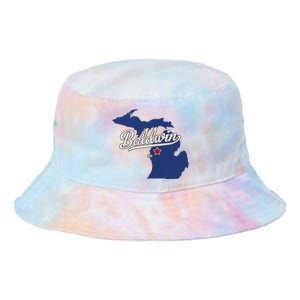 Baldwin Michigan Lake County Mi Map Tie Dye Newport Bucket Hat