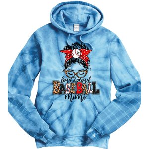 Baseball Mimi Leopard Loud And Proud Baseball Mimi Tie Dye Hoodie