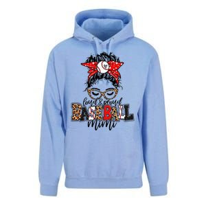 Baseball Mimi Leopard Loud And Proud Baseball Mimi Unisex Surf Hoodie