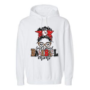 Baseball Mimi Leopard Loud And Proud Baseball Mimi Garment-Dyed Fleece Hoodie