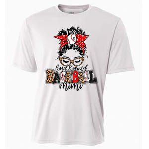 Baseball Mimi Leopard Loud And Proud Baseball Mimi Cooling Performance Crew T-Shirt