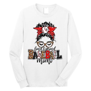 Baseball Mimi Leopard Loud And Proud Baseball Mimi Long Sleeve Shirt