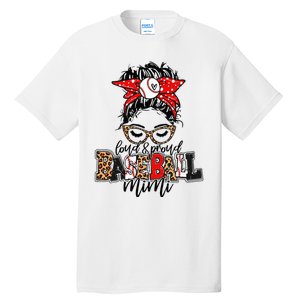 Baseball Mimi Leopard Loud And Proud Baseball Mimi Tall T-Shirt