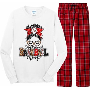 Baseball Mimi Leopard Loud And Proud Baseball Mimi Long Sleeve Pajama Set