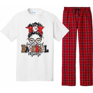 Baseball Mimi Leopard Loud And Proud Baseball Mimi Pajama Set