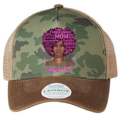 Black Mom Life Mom African American Happy Mothers Day Gift Legacy Tie Dye Trucker Hat