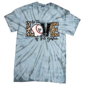 Baseball Mom Leopard For The Love of The Game Baseball Tie-Dye T-Shirt