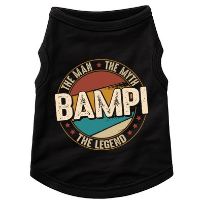 Bampi Myth Legend Funny Fathers Day Bampi Gift Doggie Tank