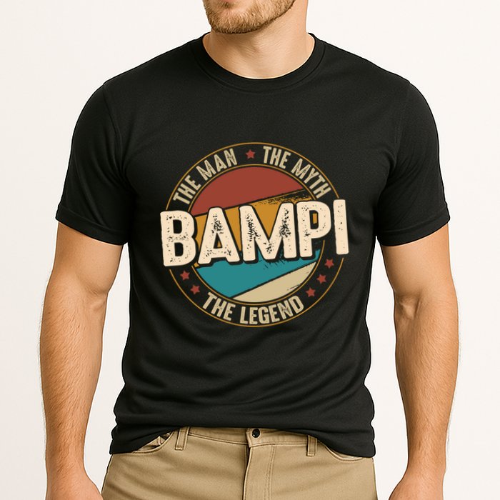 Bampi Myth Legend Funny Fathers Day Bampi Gift Cooling Performance Crew T-Shirt