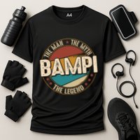 Bampi Myth Legend Funny Fathers Day Bampi Gift Cooling Performance Crew T-Shirt