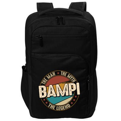 Bampi Myth Legend Funny Fathers Day Bampi Gift Impact Tech Backpack