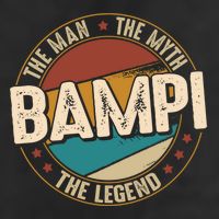 Bampi Myth Legend Funny Fathers Day Bampi Gift Adult Drive Performance Visor