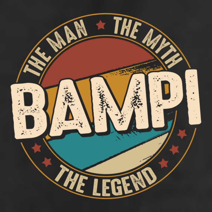 Bampi Myth Legend Funny Fathers Day Bampi Gift Adult Drive Performance Visor
