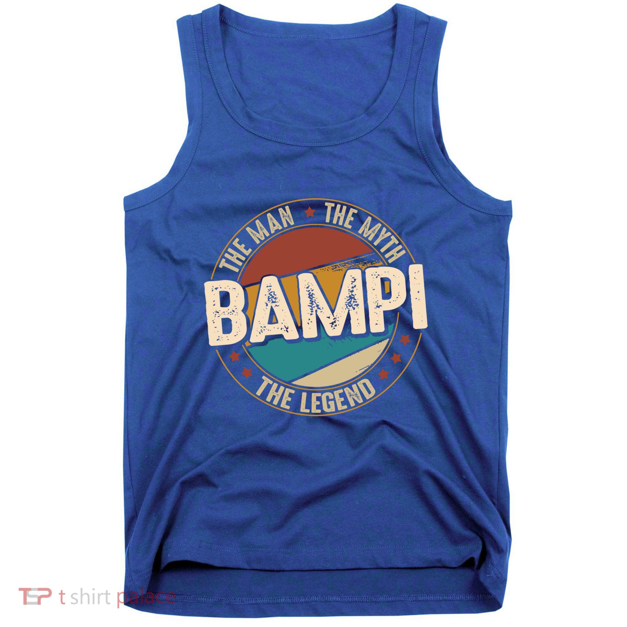 Bampi Myth Legend Funny Fathers Day Bampi Gift Tank Top