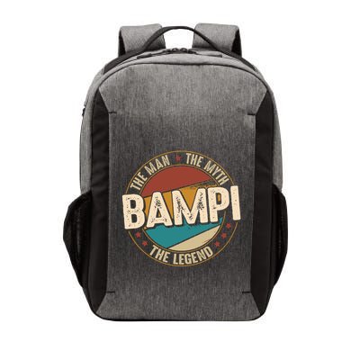 Bampi Myth Legend Funny Fathers Day Bampi Gift Vector Backpack