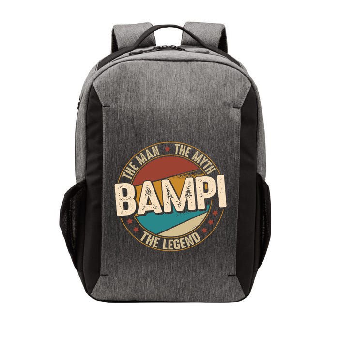 Bampi Myth Legend Funny Fathers Day Bampi Gift Vector Backpack