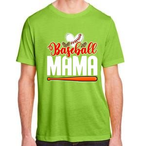 Baseball Mama Leopard Mothers Day Mommy Mom Mama Cool Gift Adult ChromaSoft Performance T-Shirt