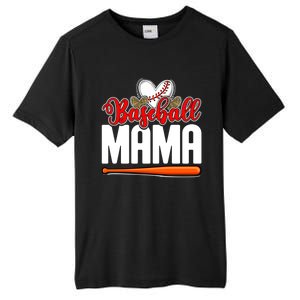 Baseball Mama Leopard Mothers Day Mommy Mom Mama Cool Gift Tall Fusion ChromaSoft Performance T-Shirt