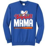 Baseball Mama Leopard Mothers Day Mommy Mom Mama Cool Gift Sweatshirt