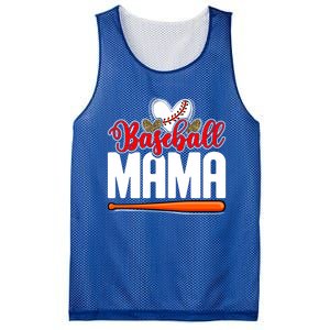 Baseball Mama Leopard Mothers Day Mommy Mom Mama Cool Gift Mesh Reversible Basketball Jersey Tank