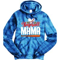 Baseball Mama Leopard Mothers Day Mommy Mom Mama Cool Gift Tie Dye Hoodie