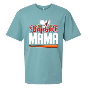 Baseball Mama Leopard Mothers Day Mommy Mom Mama Cool Gift Sueded Cloud Jersey T-Shirt