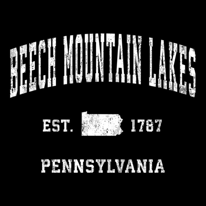 Beech Mountain Lakes Pennsylvania Pa Vintage Athletic Backpack